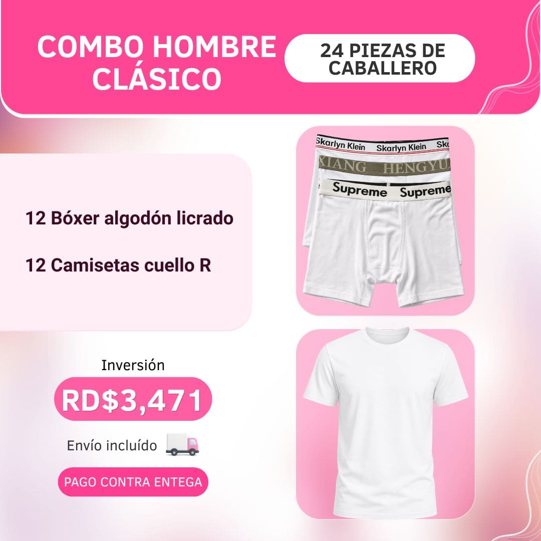COMBO HOMBRE CLASICO