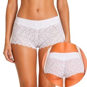 PANTY BOXER INVISIBLE CON ENCAJE